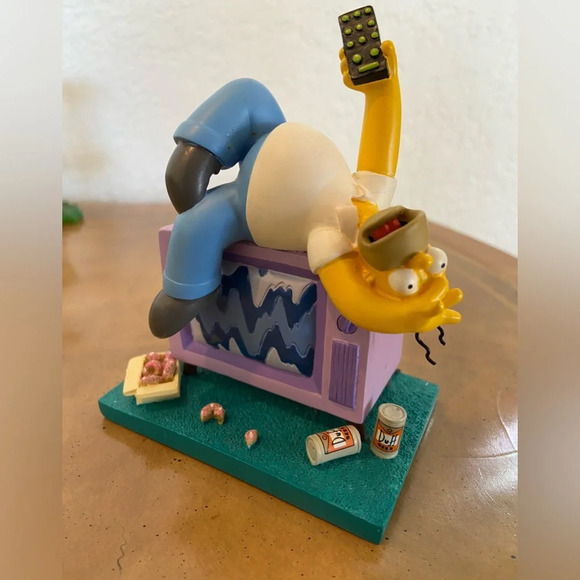 The Simpsons TELEVISION Teacher Mother Secret Lover at Home With Homer Figure - Picture 1 of 6